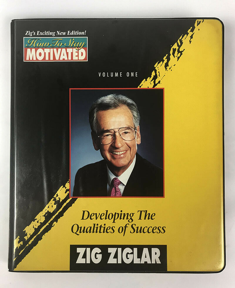 Zig Ziglar "developing The Qualities Of Success" 6 Tape Set