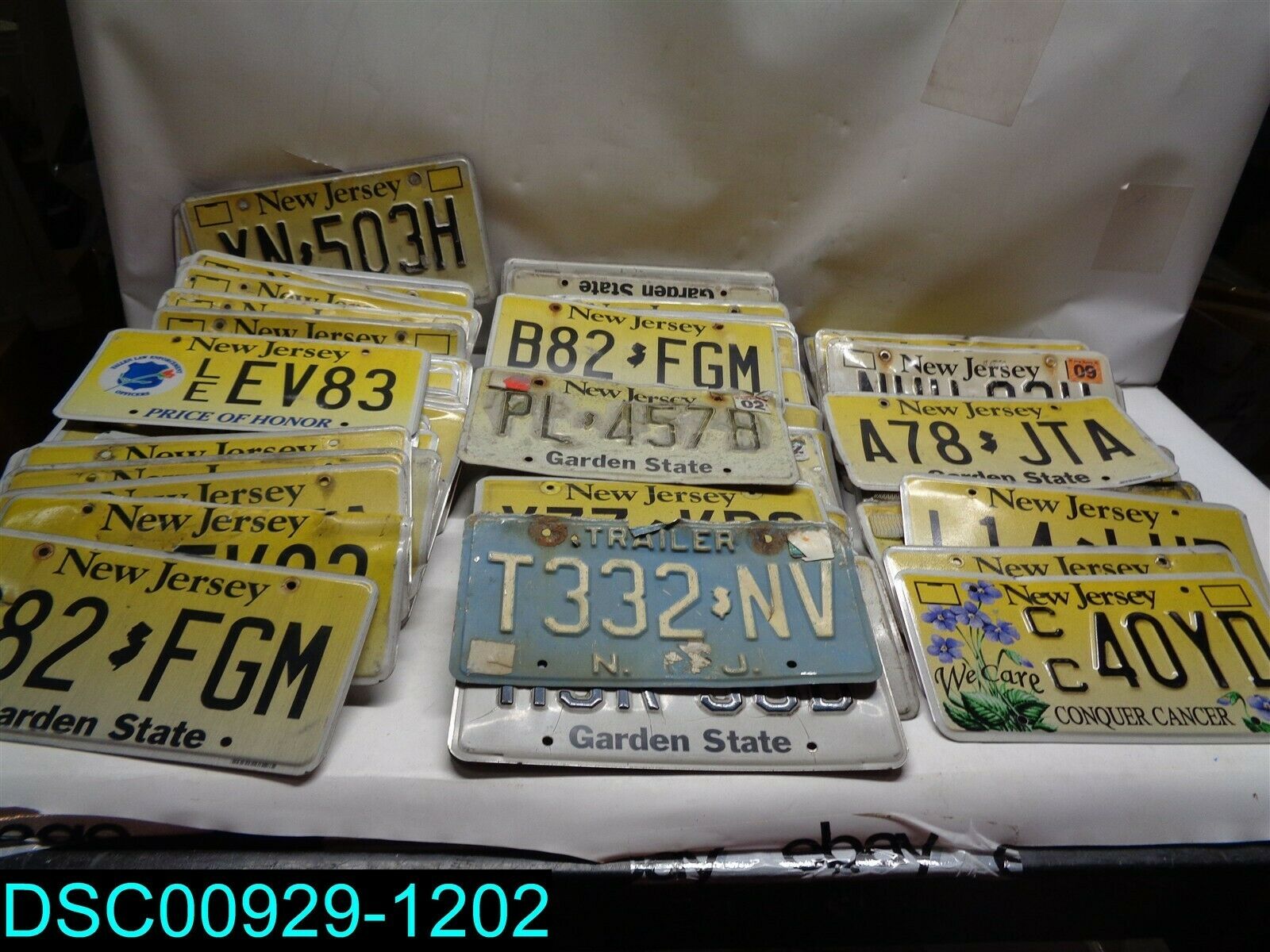 Used: Qty=1 Box Of 123: Variety Of New Jersey License Plate