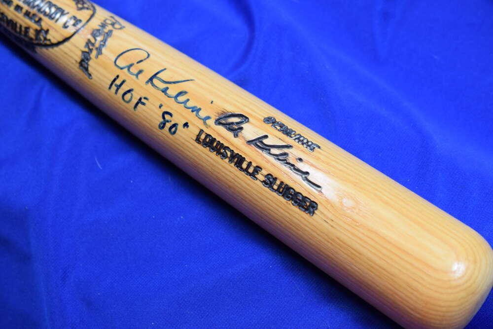 Al Kaline Hof 80 Psa Dna Signed Coa Louisville Slugger Bat  Autograph