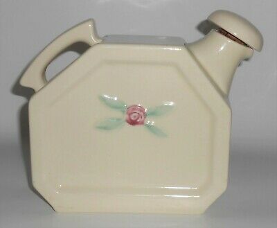 Coors Pottery Rosebud White / Ivory Water Server W/cap