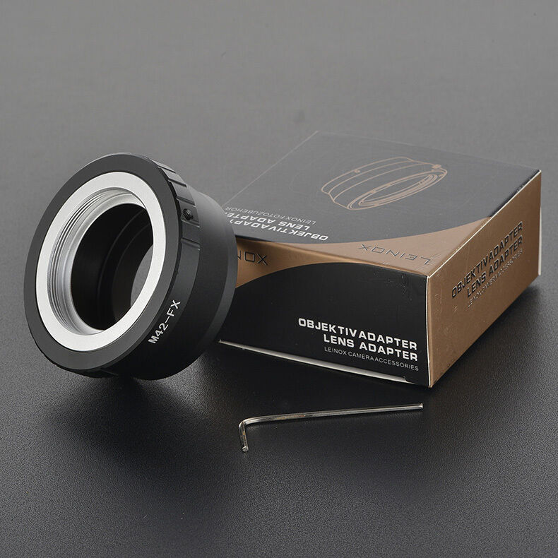 Leinox M42 Mount Lens To Fujifilm X-pro1 Fx Mount Camera Adapter M42-fx