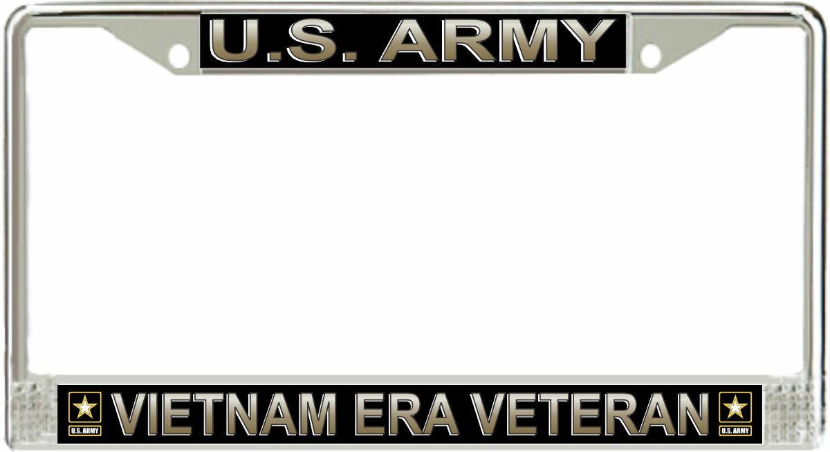 Us Army Vietnam Era Veteran License Frame - American Made - Veteran Approved!