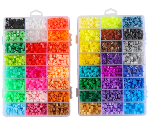 200pcs 5mm Plastic Hama Perler Beads For Educate Kids Child Gift Candy Color