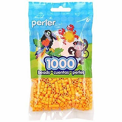 1000 Perler Cheddar Color Iron On Fuse Beads