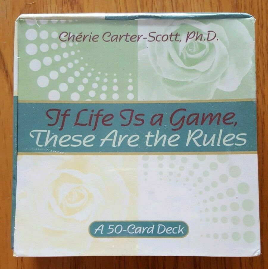 If Life Is A Game, These Are The Rules By Cherie Carter-scott 50 Card Deck New