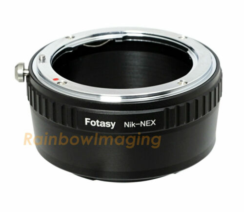 Nikon F Mount Lens To Sony E-mount Camera Adapter A6500 A6000 A5000 A6300 A6600