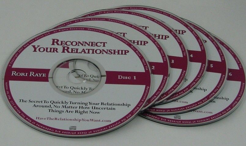 Rori Raye "reconnect Your Relationship" 6 Cd's
