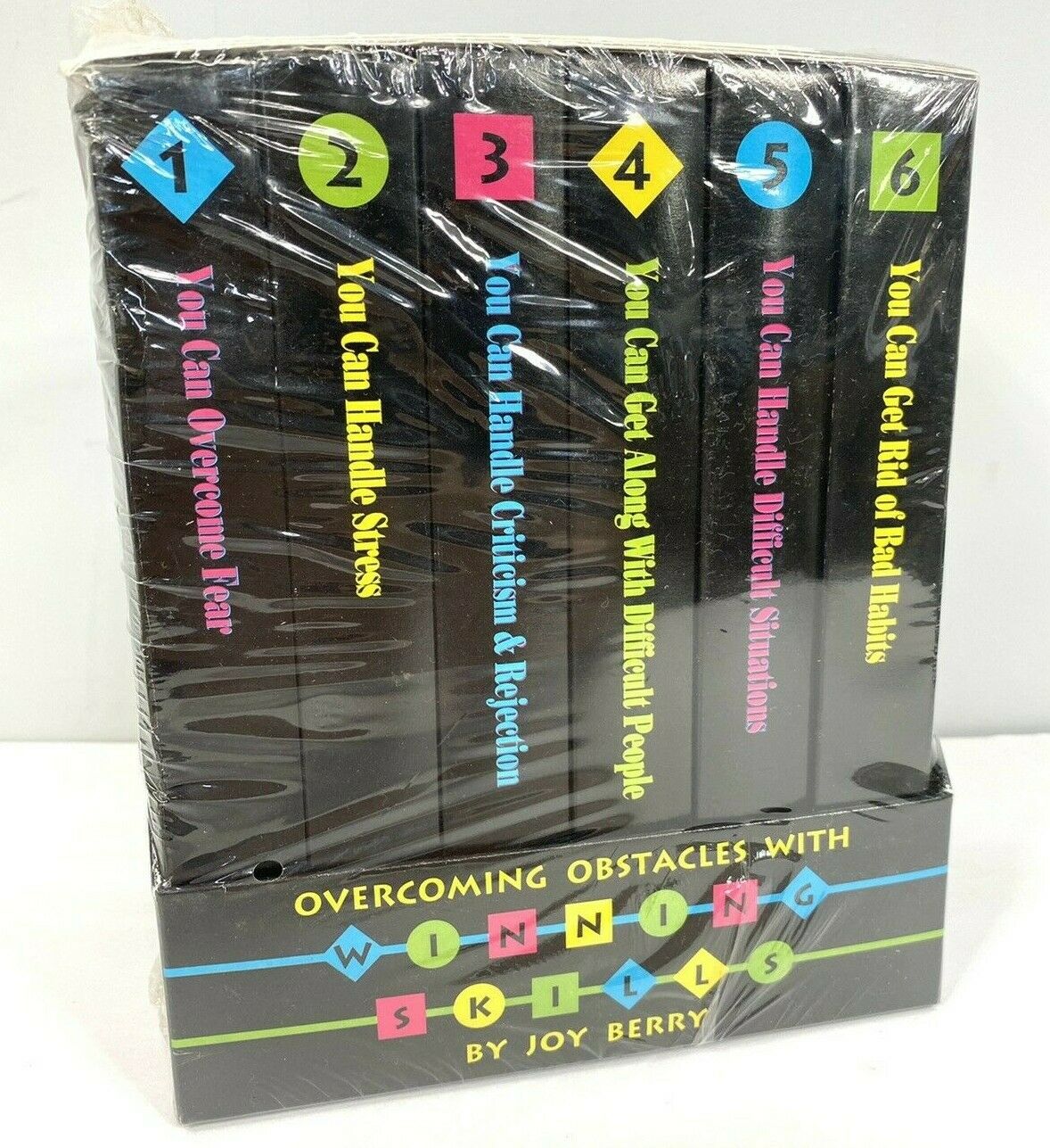 Get Rid Of Bad Habits Joy Berry Overcoming Obstacles 6 Audio Cassette Tapes New