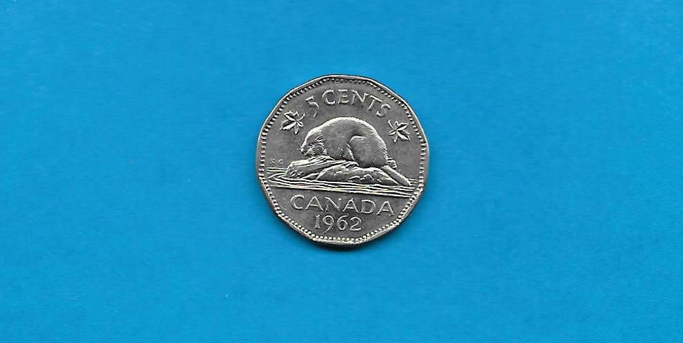 1962 Canada Nickel 5 Cent Coin-canadian 5 Cents