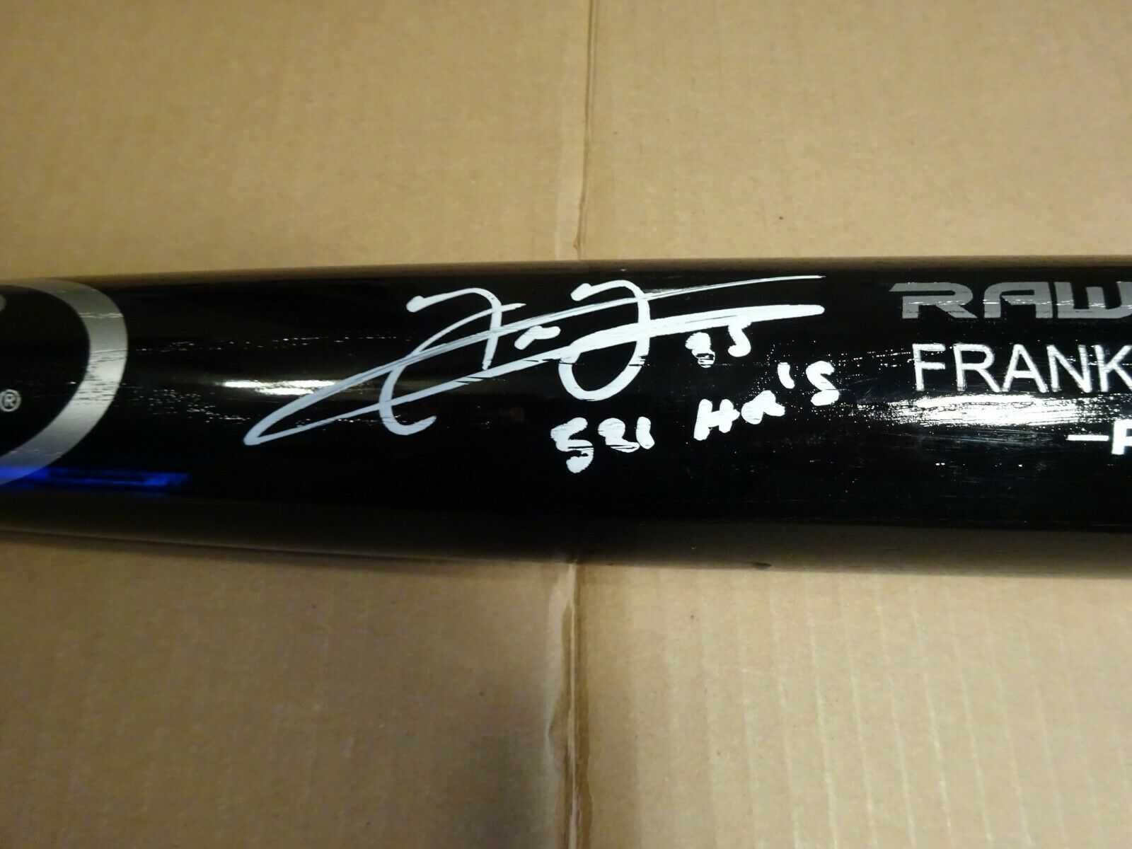 Frank Thomas 521 Signed Auto Rawlings Baseball Bat Beckett Certified Autograph