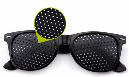 Anti-fatigue Pinhole Glasses Stenopeic Vision Improver Eyesight Car Sunglasses
