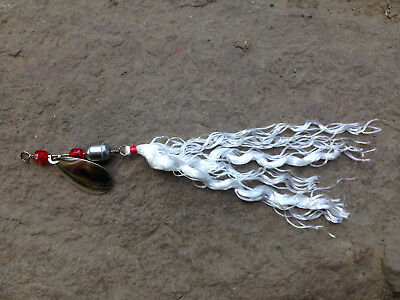 Gar Catcher Rope Lure With Spinner Blade - Handmade In The Usa Stainless Sinker