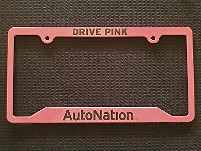 Autonation Drive Pink License Plate Frame Metal - Susan G. Komen Cure Walk Race