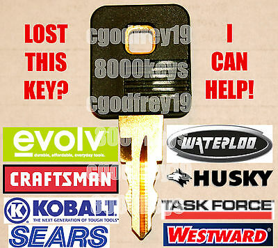 Craftsman Kobalt Husky Tool Box Chest Cabinet Key Duplicate 8000 8100 8200 Lock