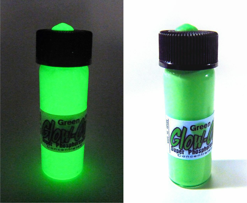 Glow-on Green Glow Paint For Gun Sights, Fishing Lures, 4.6 Ml Vial, Bright