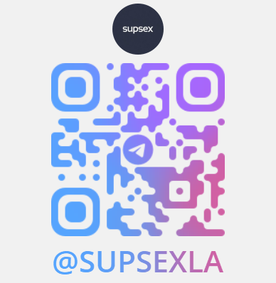 Telegram @supsexla 聯絡 QR Code